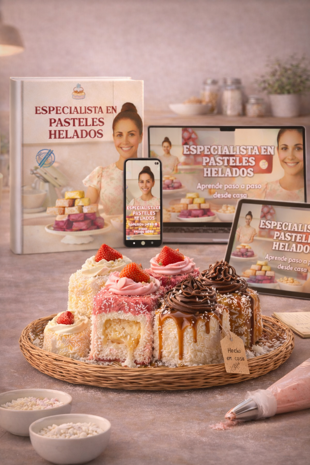 ESPECIALISTA EN PASTELES HELADOS - Aprende Paso a Paso Desde Casa